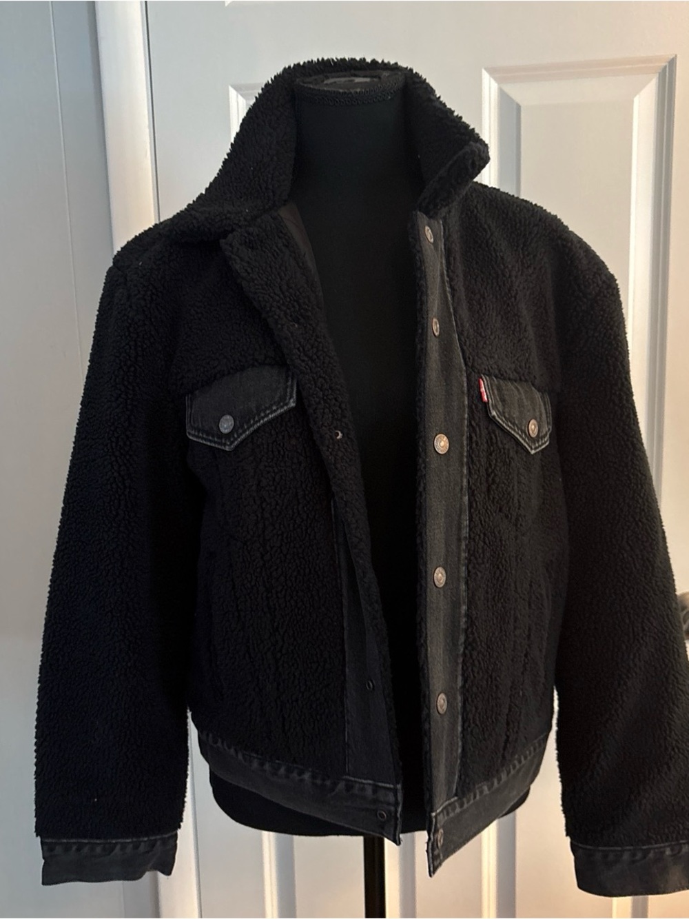 Levi's Ex-Boyfriend Sherpa Trucker Jacket.